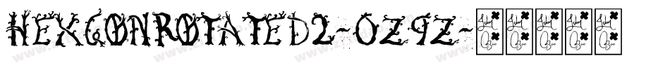 HexgonRotated2-0Z9z字体转换