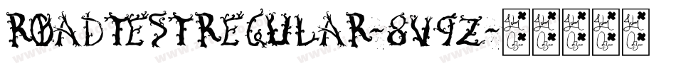 RoadtestRegular-8V9z字体转换