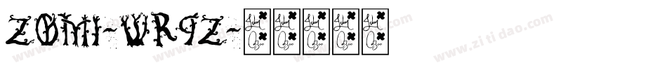 Zomi-wr9z字体转换
