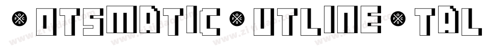 BotsmaticOutlineItalic-Ox2p字体转换