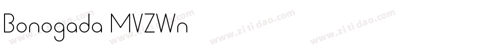 Bonogada-MVZWn字体转换
