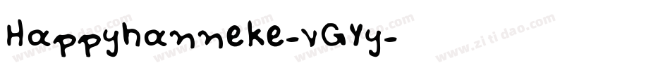 Happyhanneke-vGYy字体转换