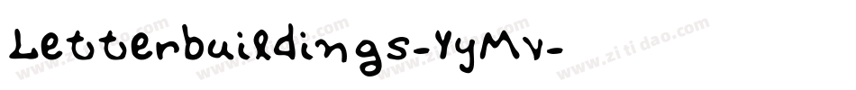 Letterbuildings-YyMv字体转换