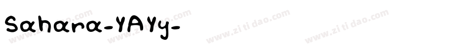 Sahara-YAYy字体转换