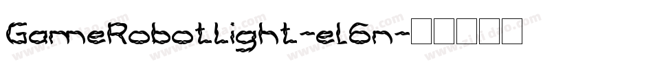 GameRobotLight-el6n字体转换