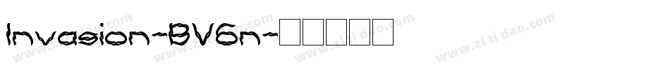 Invasion-BV6n字体转换