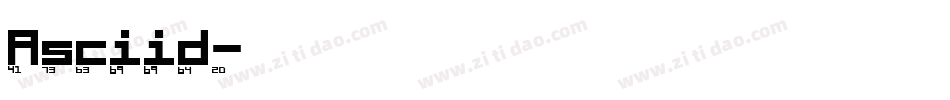 Asciid字体转换