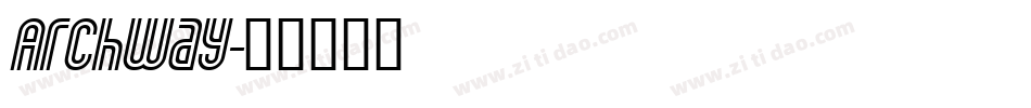 Archway字体转换