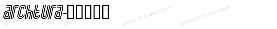 archtura字体转换