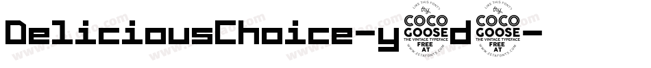 DeliciousChoice-y5d5字体转换