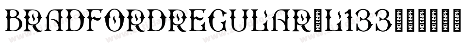 BradfordRegular-L133字体转换