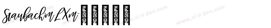 Staubach-mLXm字体转换 Staubach-mLXm字体转换