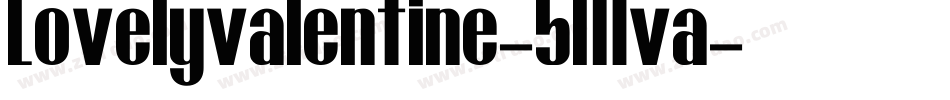 Lovelyvalentine-5Mva字体转换 Lovelyvalentine-5Mva字体转换