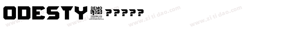 Odesty字体转换