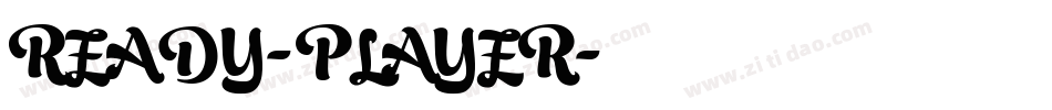 READY-PLAYER字体转换
