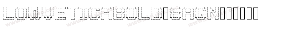 Lowveticabold-8AGn字体转换