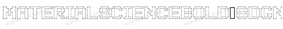 MaterialScienceBold-8DGn字体转换