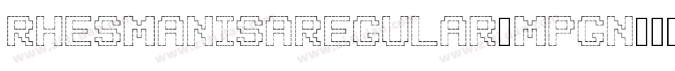 RhesmanisaRegular-MPGn字体转换