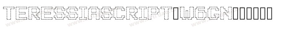 TeressiaScript-W6Gn字体转换
