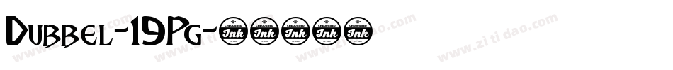 Dubbel-19Pg字体转换