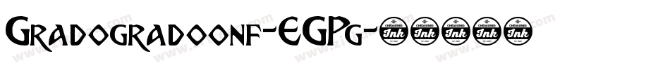 Gradogradoonf-EGPg字体转换