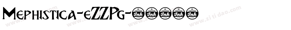Mephistica-eZZPg字体转换