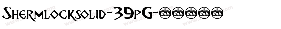 Shermlocksolid-39pG字体转换