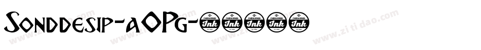 Sonddesip-a0Pg字体转换