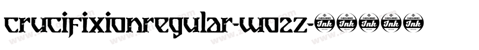 CrucifixionRegular-wO2Z字体转换