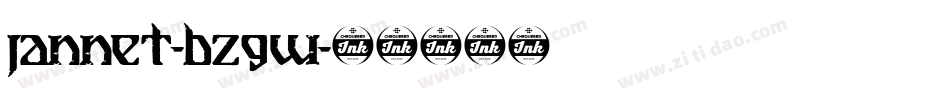 Jannet-BZ9w字体转换