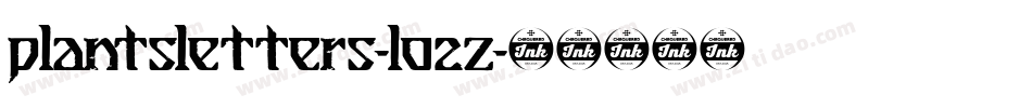 Plantsletters-LO2Z字体转换