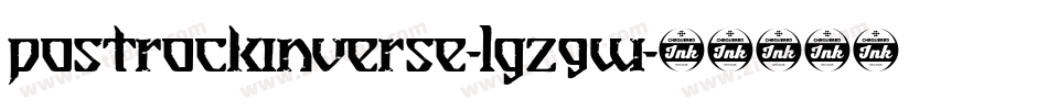 PostRockInverse-lgZ9w字体转换