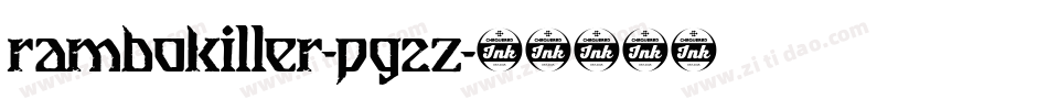 RamboKiller-pg2Z字体转换