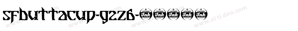 SfButtacup-g2z6字体转换 SfButtacup-g2z6字体转换