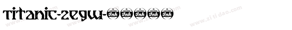 Titanic-2E9w字体转换 Titanic-2E9w字体转换