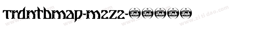 TrdntBmap-m2z2字体转换