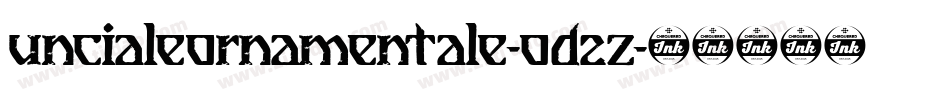 Uncialeornamentale-0d2z字体转换