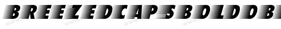 BreezedcapsBoldoblique-Epvj字体转换