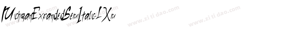 MichiganExpandedSemiItalic-LXmG字体转换 MichiganExpandedSemiItalic-LXmG字体转换