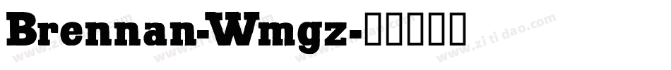 Brennan-Wmgz字体转换