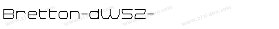 Bretton-dW5Z字体转换