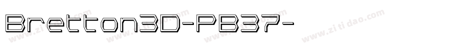 Bretton3D-PB37字体转换