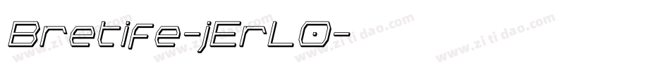 Bretife-jErL0字体转换