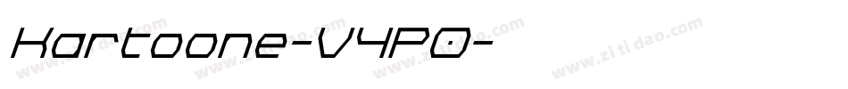 Kartoone-V4P0字体转换