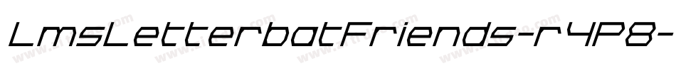 LmsLetterbatFriends-r4P8字体转换 LmsLetterbatFriends-r4P8字体转换