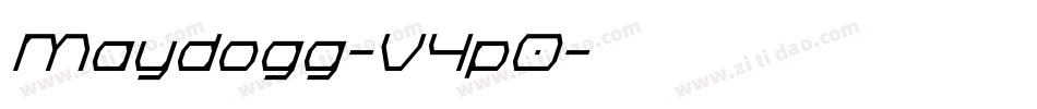 Maydogg-V4p0字体转换