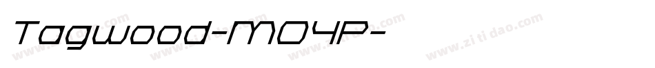 Tagwood-MO4P字体转换 Tagwood-MO4P字体转换