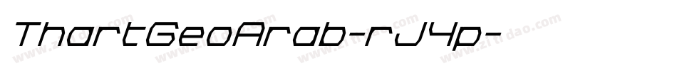 ThartGeoArab-rJ4p字体转换