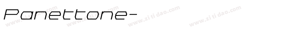 Panettone字体转换