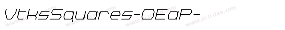 VtksSquares-OEaP字体转换
